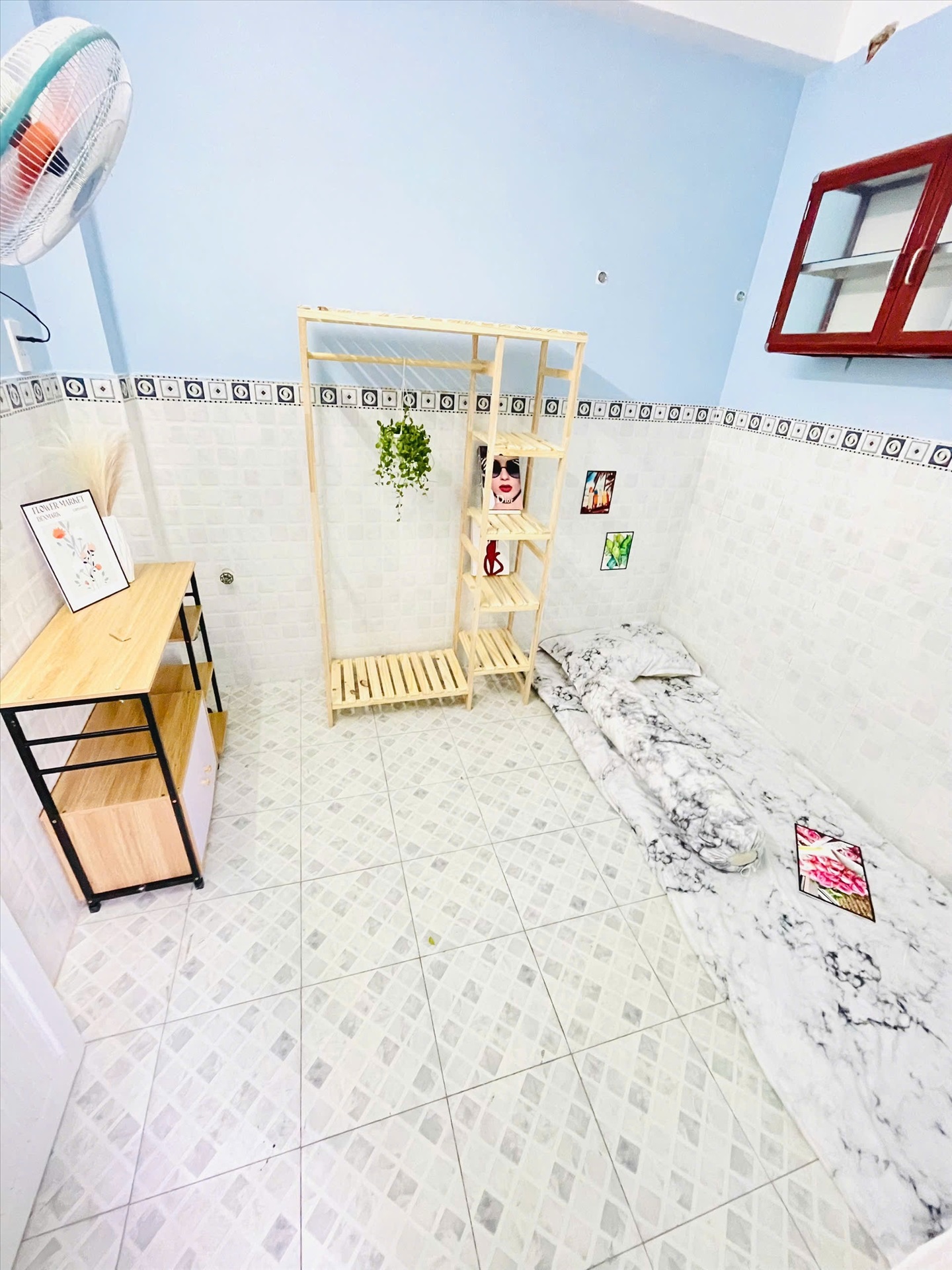 Phòng trọ Studio 15m2 tại Sunhome Phan Văn Trị - Gò Vấp - Phòng ngủ