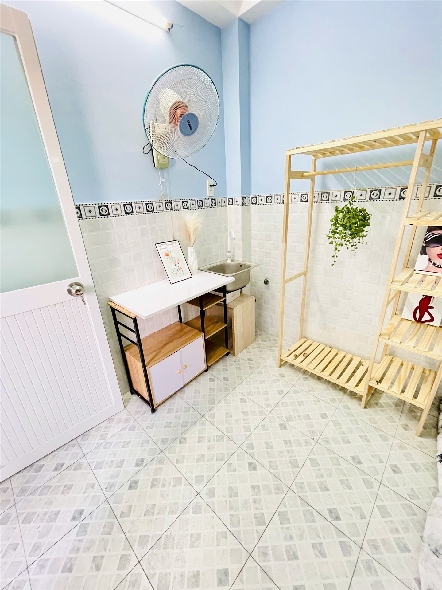 Phòng trọ Studio 15m2 tại Sunhome Phan Văn Trị - Gò Vấp - Phòng ngủ