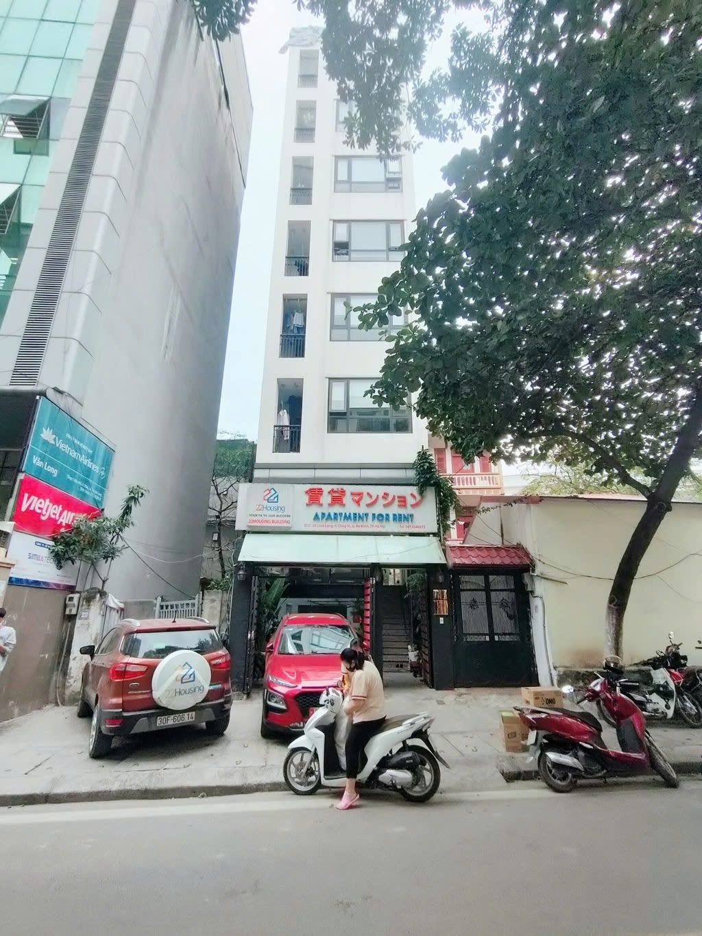 Phòng trọ PTC House 1 Linh Lang - Ba Đình - Toàn cảnh tòa nhà (*)