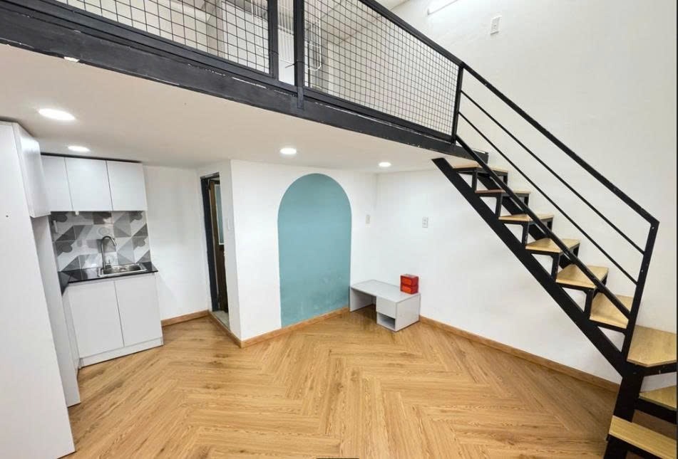 Phòng trọ Duplex 22m2 tại PTC House Đường số 28 - Gò Vấp - Phòng khách