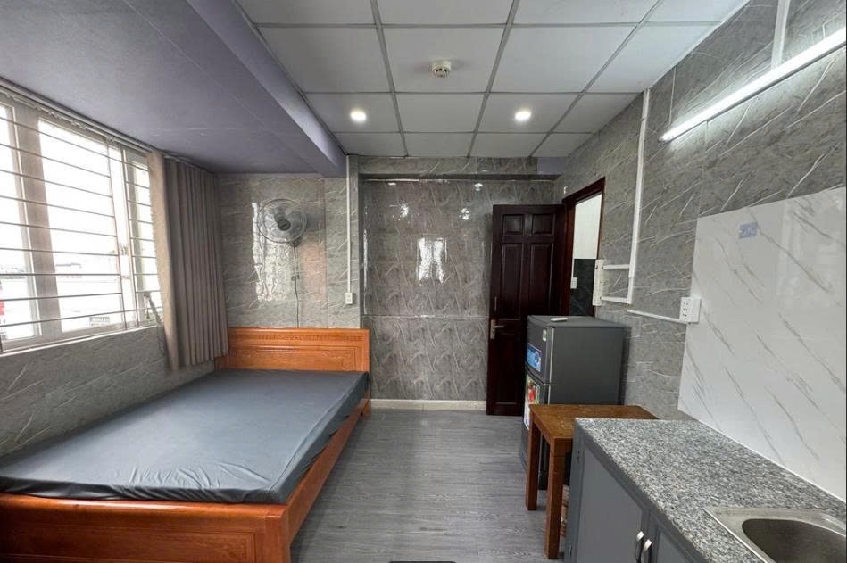 Phòng trọ Studio 20m2 tại PTC House 1 Nguyễn Oanh - Gò Vấp - Phòng ngủ