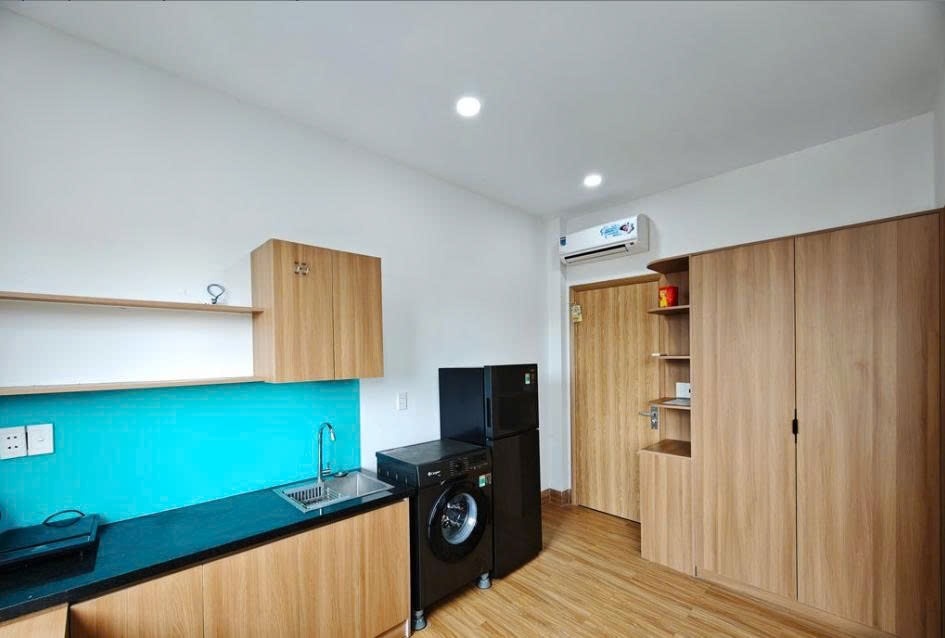 Phòng trọ Studio 25m2 tại PTC House Đường số 494 - Quận 9 - Phòng bếp