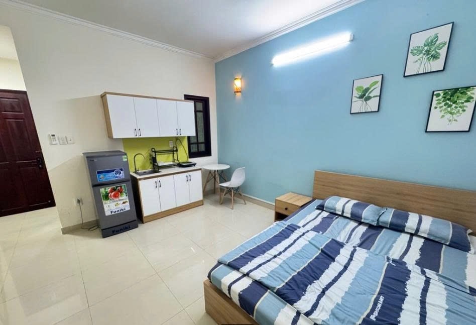 Phòng trọ Studio 30m2 tại PTC House Điện Biên Phủ - Quận 3 - Phòng ngủ