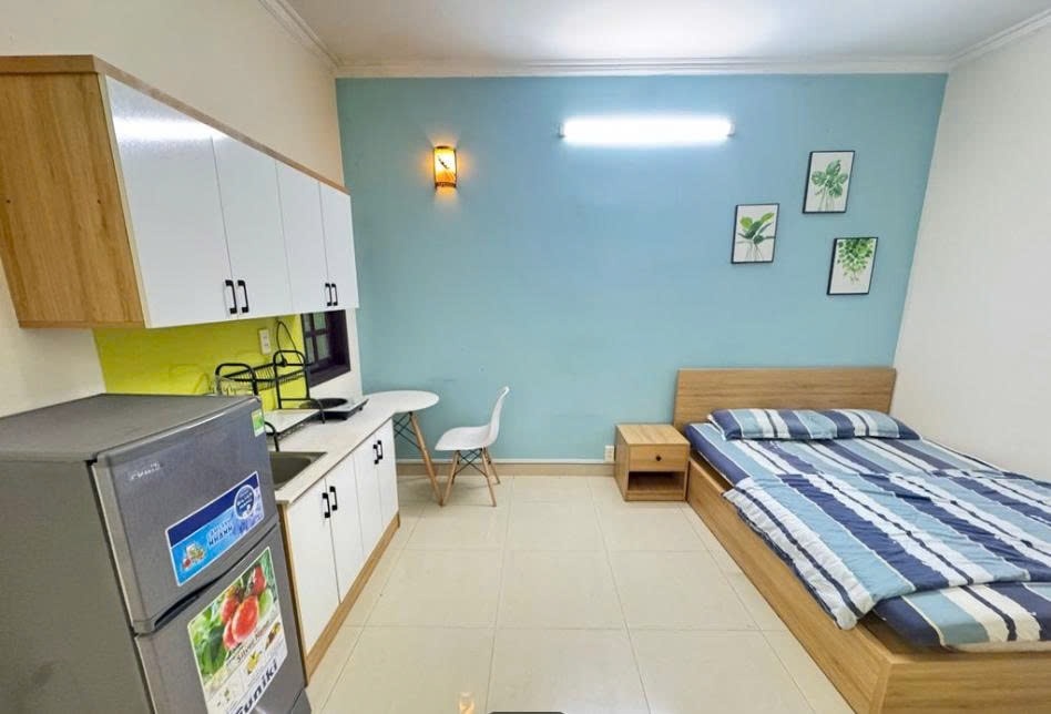 Phòng trọ Studio 30m2 tại PTC House Điện Biên Phủ - Quận 3 - Phòng ngủ