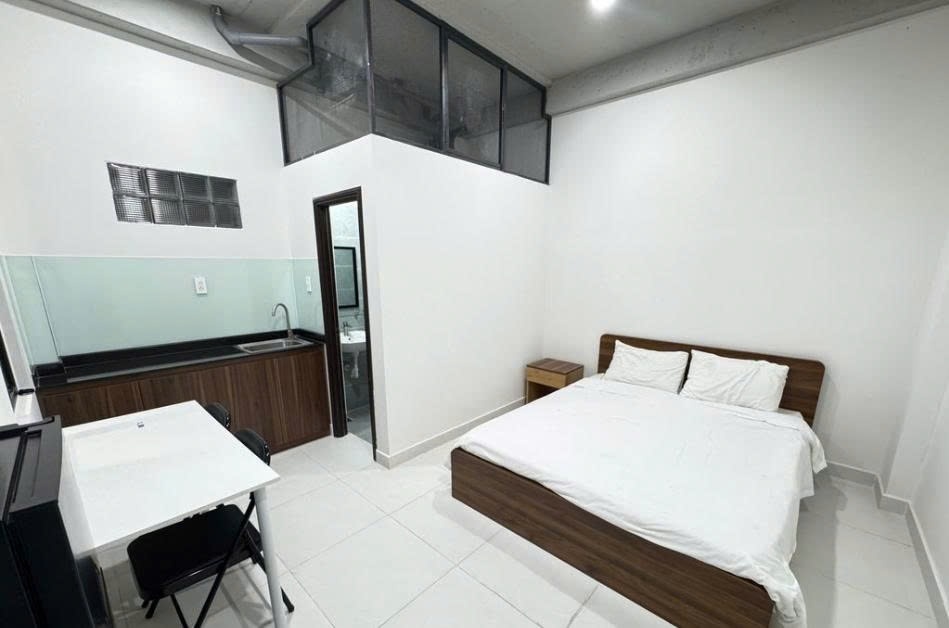 Phòng trọ Studio 20m2 tại PTC House Văn Cao - Tân Phú - Phòng ngủ