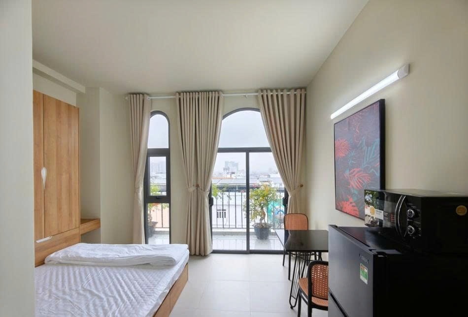 Phòng trọ Studio 18m2 tại PTC House 6 Trần Xuân Soạn - Quận 7 - Phòng ngủ