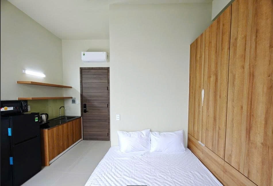 Phòng trọ Studio 18m2 tại PTC House 6 Trần Xuân Soạn - Quận 7 - Phòng ngủ