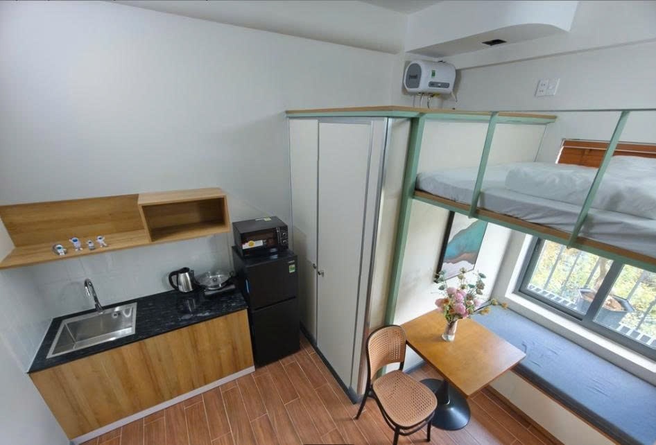 Phòng trọ Duplex 14m2 tại PTC House 3 Võ Văn Hát - Quận 9 - Phòng bếp