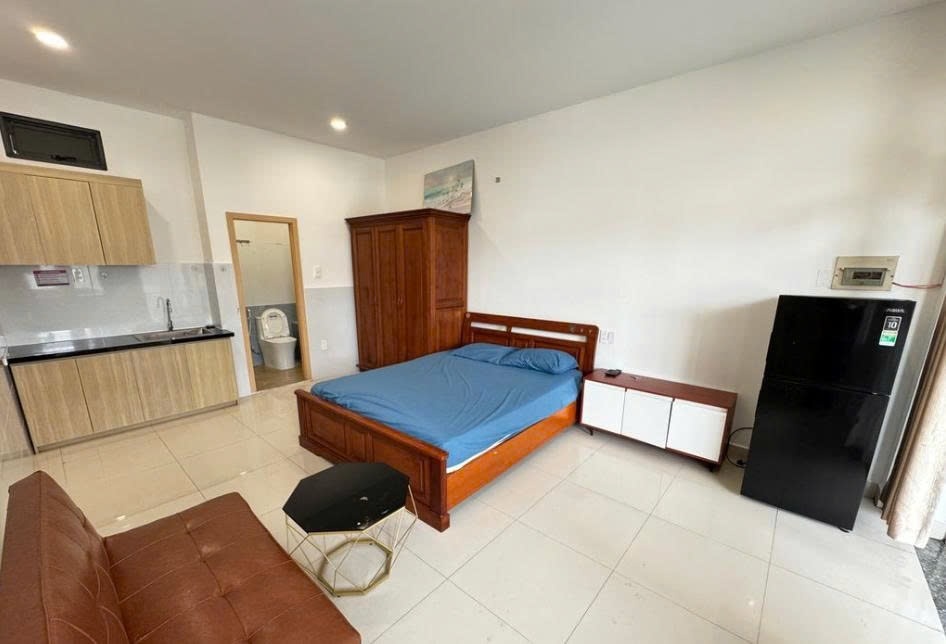 Phòng trọ Studio 40m2 tại PTC House Vạn Kiếp - Bình Thạnh - Phòng ngủ