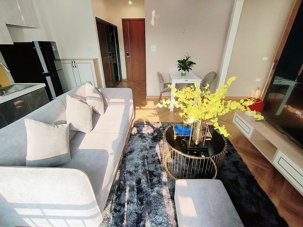 Phòng trọ 1 Phòng ngủ 40m2 tại PTC House 1 Võng Thị - Tây Hồ  - Phòng khách