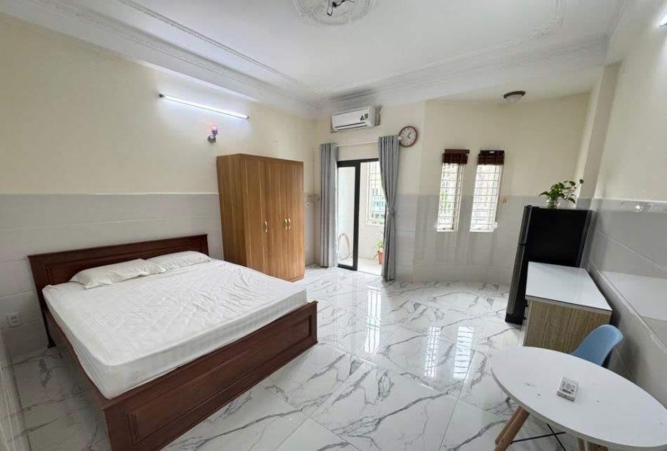 Phòng trọ Studio 28m2 tại PTC House Đường số 49 - Bình Tân - Phòng ngủ