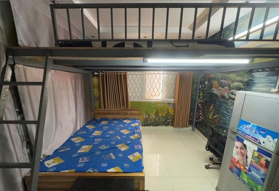 Phòng trọ Duplex 18m2 tại PTC House Trần Qúy Cáp - Bình Thạnh - Phòng ngủ