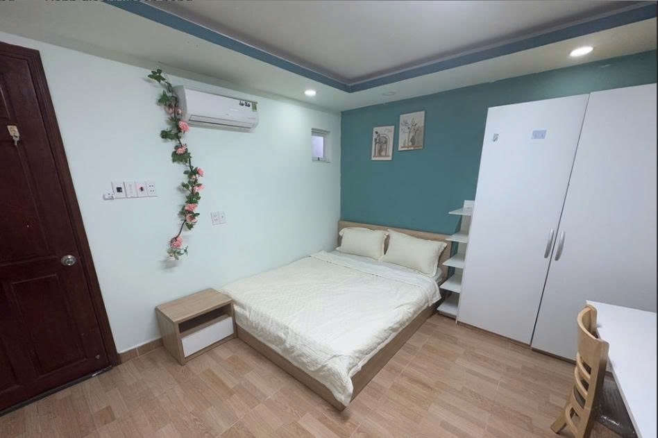 Phòng trọ Studio 22m2 tại PTC House 1 Đường số 7 - Quận 2 - Phòng ngủ