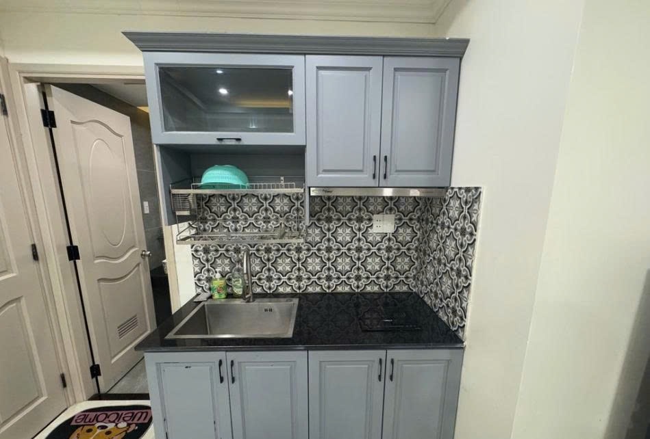 Phòng trọ Studio 35m2 tại PTC House 2 Nguyễn Công Hoan - Phú Nhuận - Phòng bếp