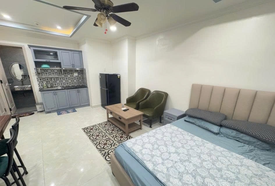 Phòng trọ Studio 35m2 tại PTC House 2 Nguyễn Công Hoan - Phú Nhuận - Phòng ngủ