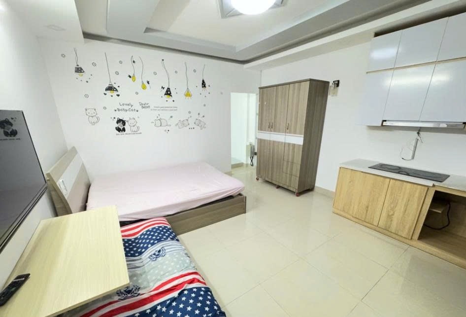 Phòng trọ Studio 25m2 tại PTC House 1 Nguyễn Đình Chính - Phú Nhuận - Phòng ngủ