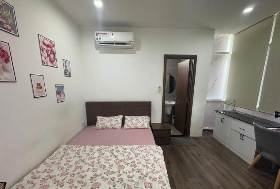 Phòng trọ Studio 30m2 tại PTC House 1 Nguyễn Kiệm - Phú Nhuận - Phòng ngủ