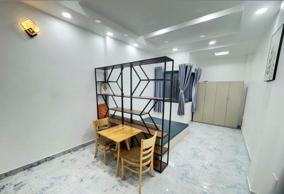 Phòng trọ Studio 35m2 tại PTC House 2 Lạc Long Quân - Tân Bình - Phòng bếp