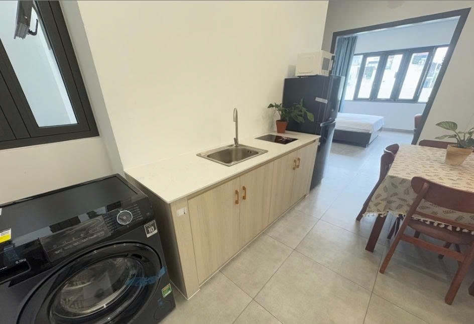 Phòng trọ 1 Phòng ngủ 40m2 tại PTC House 2 Trương Quyền - Quận 3 - Phòng bếp