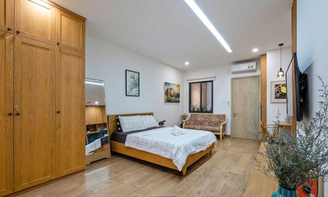 Phòng trọ Studio 45m2 tại PTC House 3 Võ Duy Ninh - Bình Thạnh - Phòng ngủ