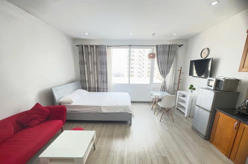 Phòng trọ Studio 30m2 tại PTC House 1 Phạm Viết Chánh - Bình Thạnh - Phòng ngủ