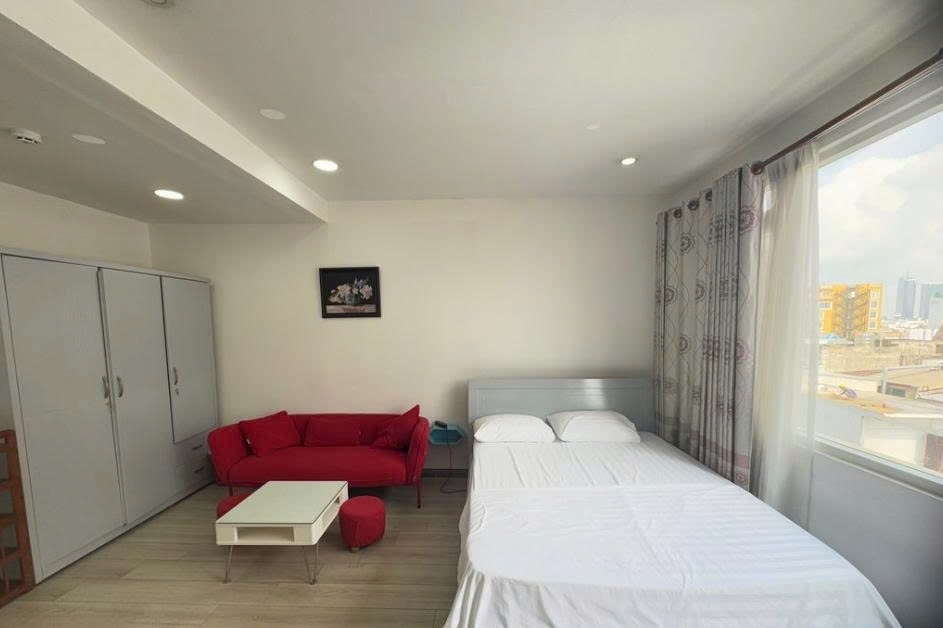 Phòng trọ Studio 30m2 tại PTC House 1 Phạm Viết Chánh - Bình Thạnh - Phòng ngủ