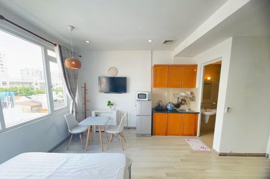 Phòng trọ Studio 30m2 tại PTC House 1 Phạm Viết Chánh - Bình Thạnh - Phòng ngủ