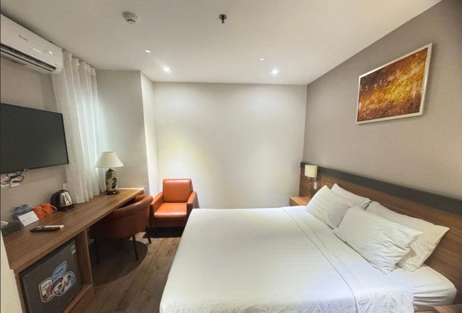 Phòng trọ Studio 25m2 tại PTC House 5 Cộng Hòa - Tân Bình - Phòng ngủ