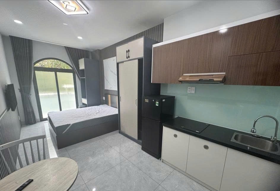 Phòng trọ Studio 22m2 tại PTC House Đường số 39 - Quận 7 - Phòng ngủ