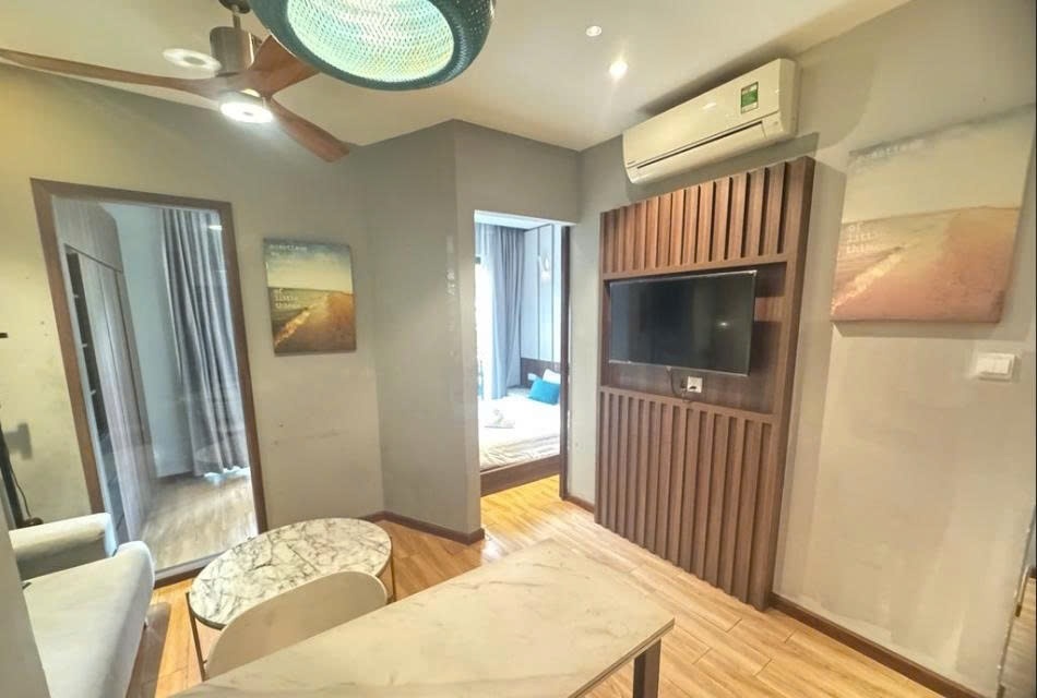 Phòng trọ Studio 50m2 tại PTC House Sông Đáy - Tân Bình - Phòng khách