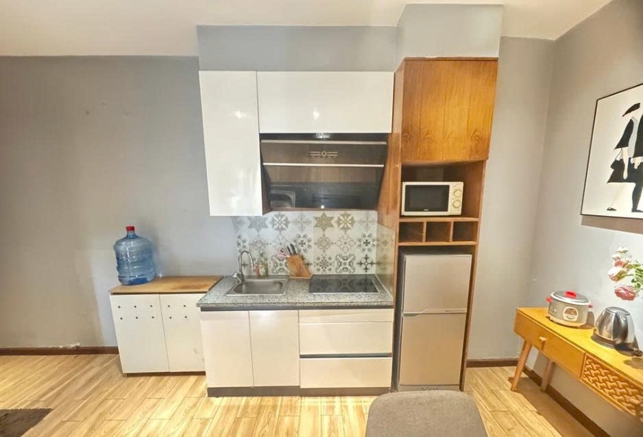 Phòng trọ Studio 50m2 tại PTC House Sông Đáy - Tân Bình - Phòng bếp