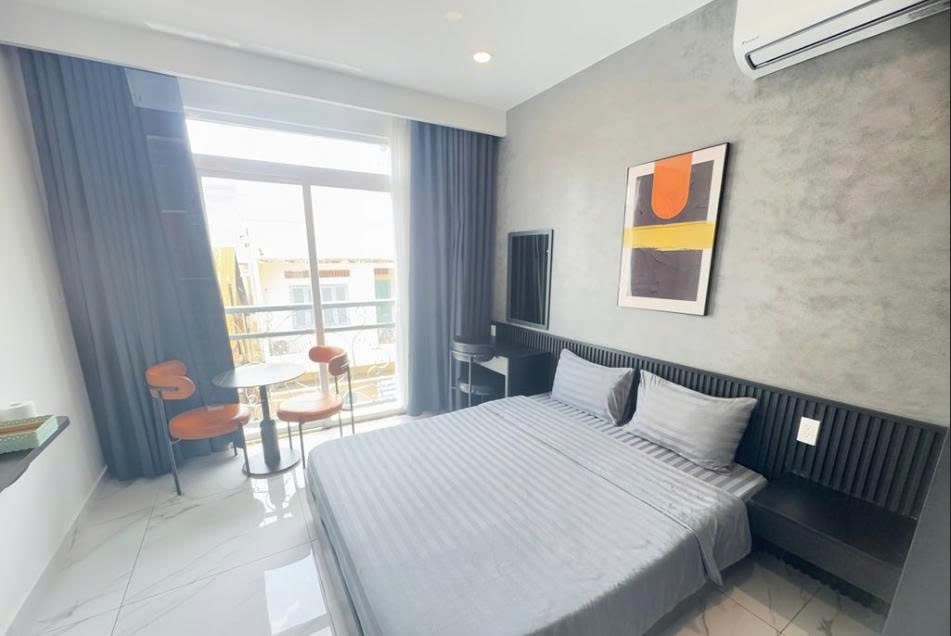 Phòng trọ Studio 30m2 tại PTC House Huyền Quang - Quận 1 - Phòng ngủ