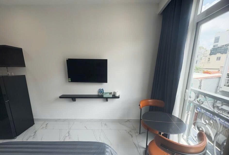 Phòng trọ Studio 30m2 tại PTC House Huyền Quang - Quận 1 - Phòng ngủ