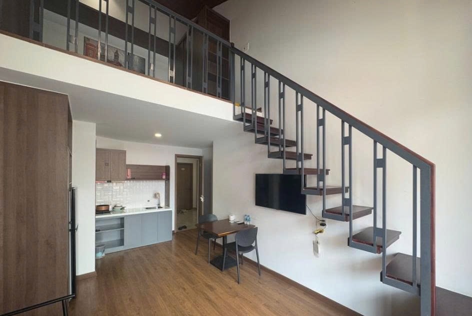 Phòng trọ Duplex 40m2 tại PTC House 2 Lam Sơn - Tân Bình - Phòng khách