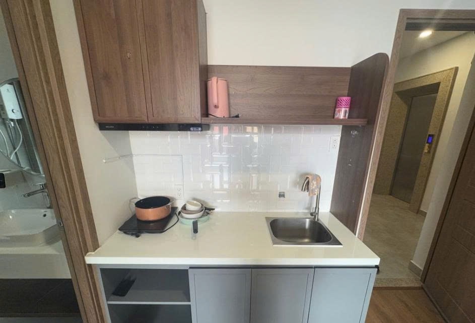 Phòng trọ Duplex 40m2 tại PTC House 2 Lam Sơn - Tân Bình - Phòng bếp