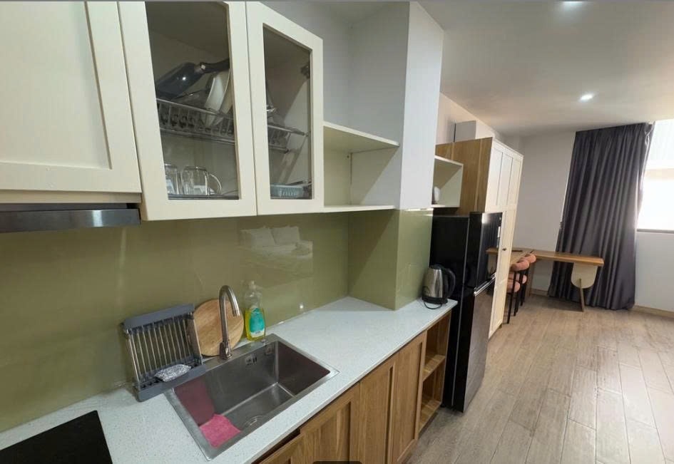 Phòng trọ Studio 28m2 tại PTC House Phổ Quang - Tân Bình - Phòng bếp