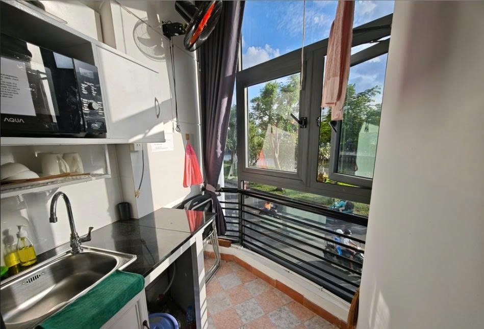 Phòng trọ Studio 45m2 tại PTC House Trường Sa - Phú Nhuận - Phòng bếp