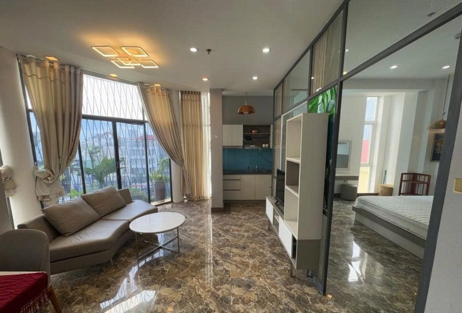 Phòng trọ 1 Phòng ngủ 50m2 tại PTC House 1 Phùng Văn Cung - Phú Nhuận - Phòng khách