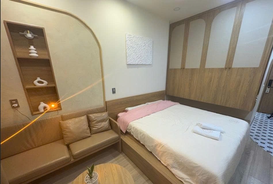Phòng trọ Studio 35m2 tại PTC House Lê Đình Thám - Tân Phú - Phòng ngủ