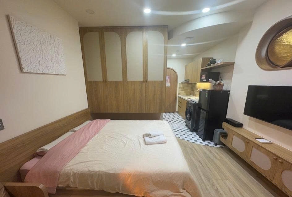 Phòng trọ Studio 35m2 tại PTC House Lê Đình Thám - Tân Phú - Phòng ngủ