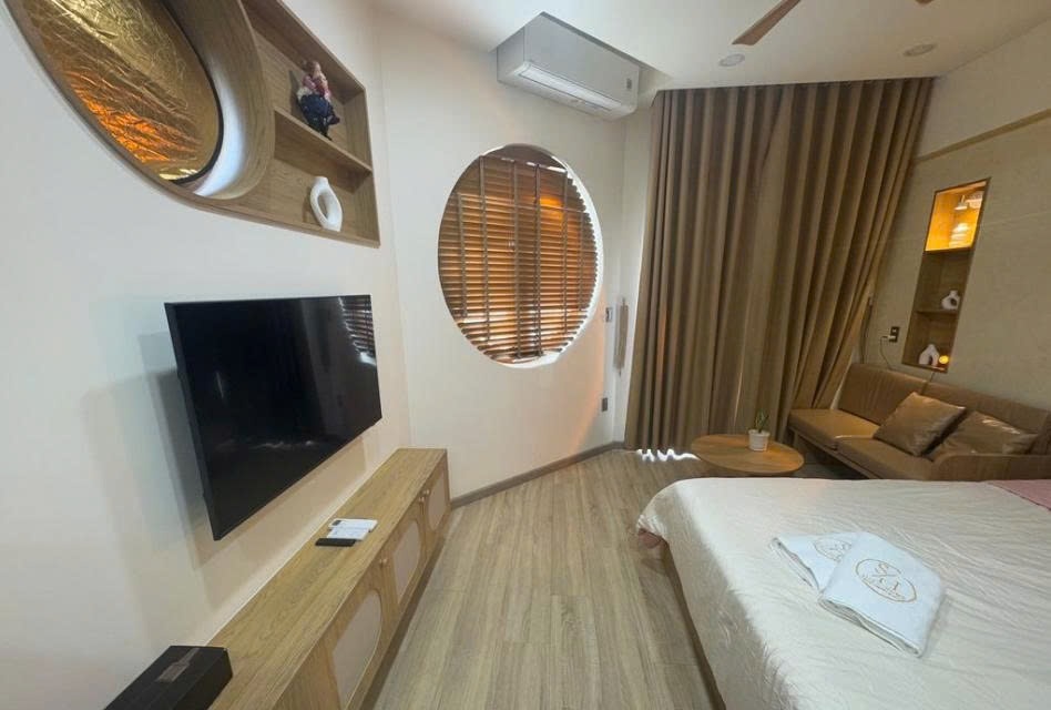 Phòng trọ Studio 35m2 tại PTC House Lê Đình Thám - Tân Phú - Phòng ngủ