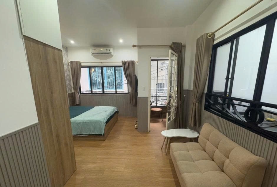 Phòng trọ Studio 40m2 tại PTC House 1 Thái Văn Lung - Quận 1 - Phòng ngủ