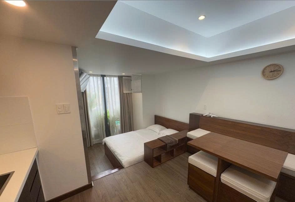 Phòng trọ Studio 35m2 tại PTC House Nguyễn Thái Học - Quận 1 - Phòng ngủ