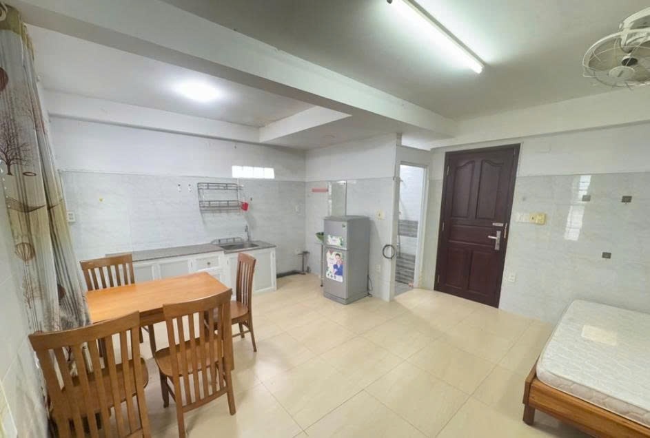 Phòng trọ Studio 25m2 tại PTC House 2 Nguyễn Thượng Hiền - Bình Thạnh - Phòng bếp