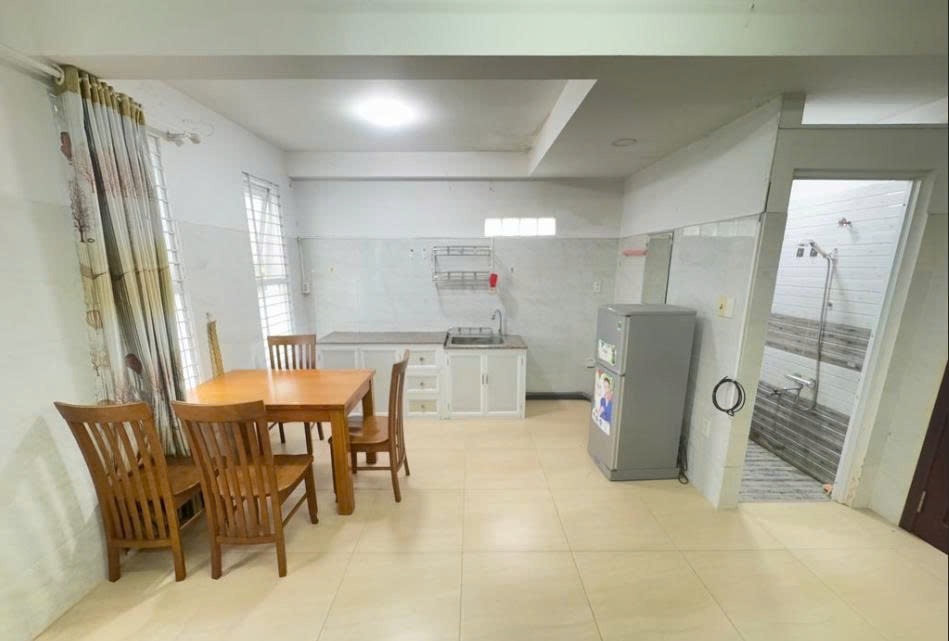 Phòng trọ Studio 25m2 tại PTC House 2 Nguyễn Thượng Hiền - Bình Thạnh - Phòng bếp