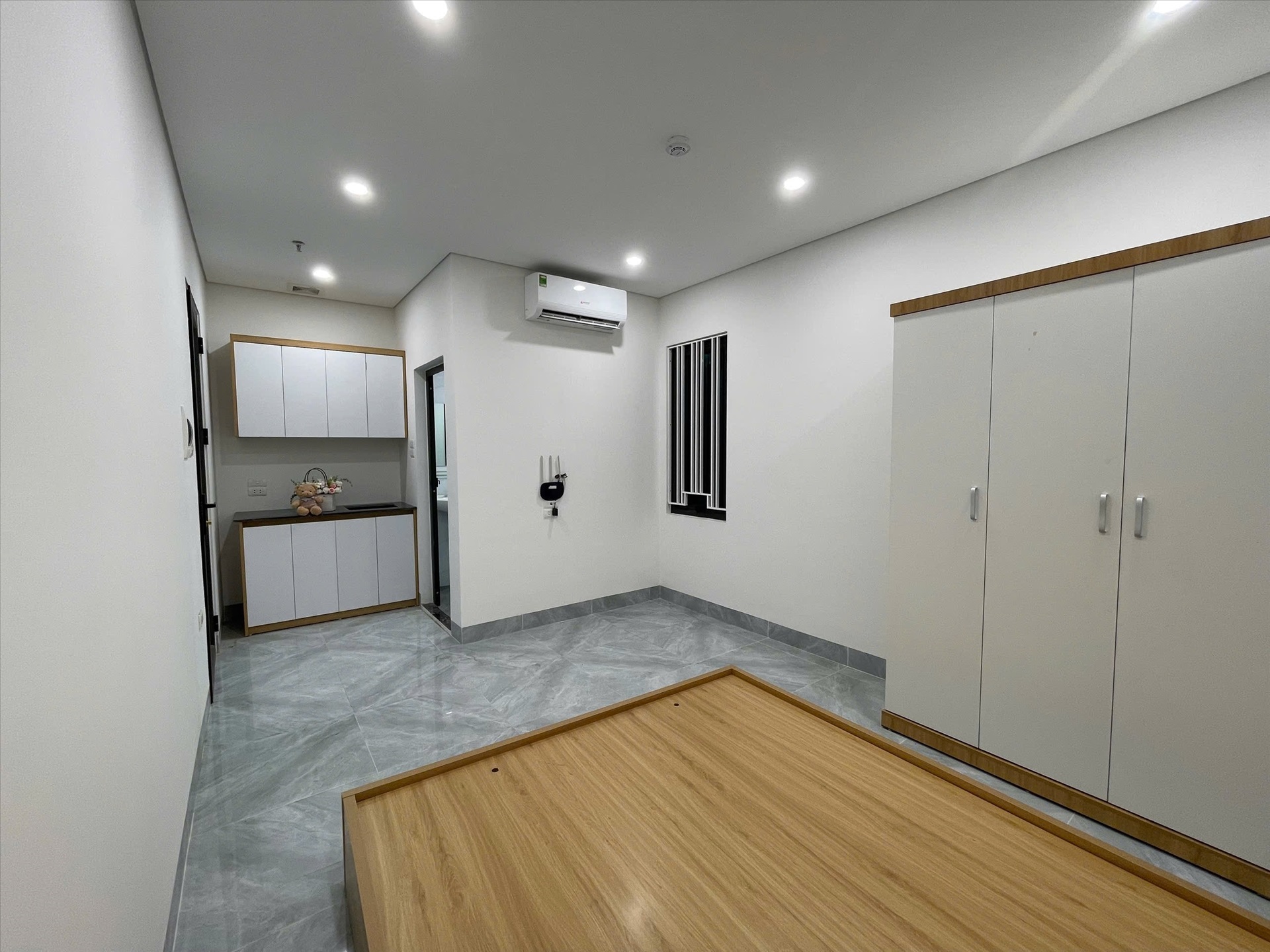 Phòng trọ Studio 30m2 tại Friends Team Kim Giang - Hoàng Mai - Phòng bếp