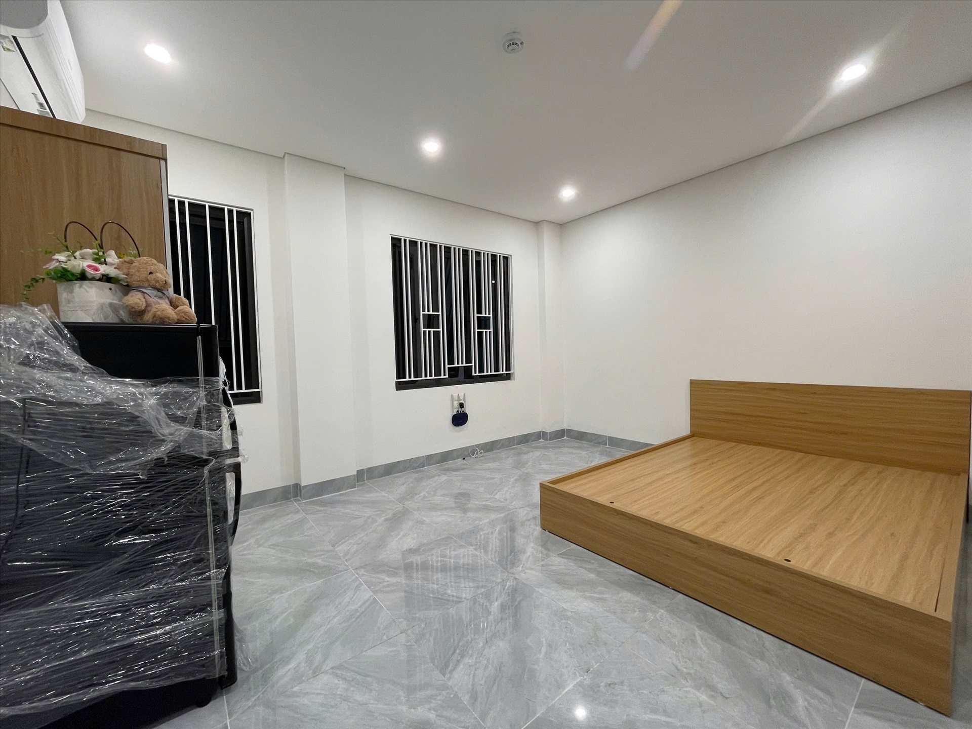 Phòng trọ Studio 25m2 tại Friends Team Kim Giang - Hoàng Mai - Phòng ngủ