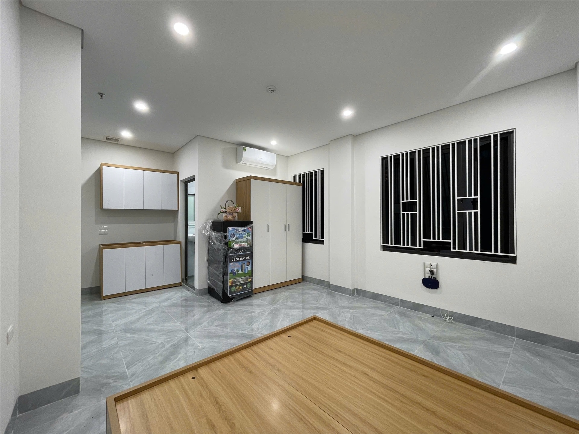 Phòng trọ Studio 25m2 tại Friends Team Kim Giang - Hoàng Mai - Phòng bếp