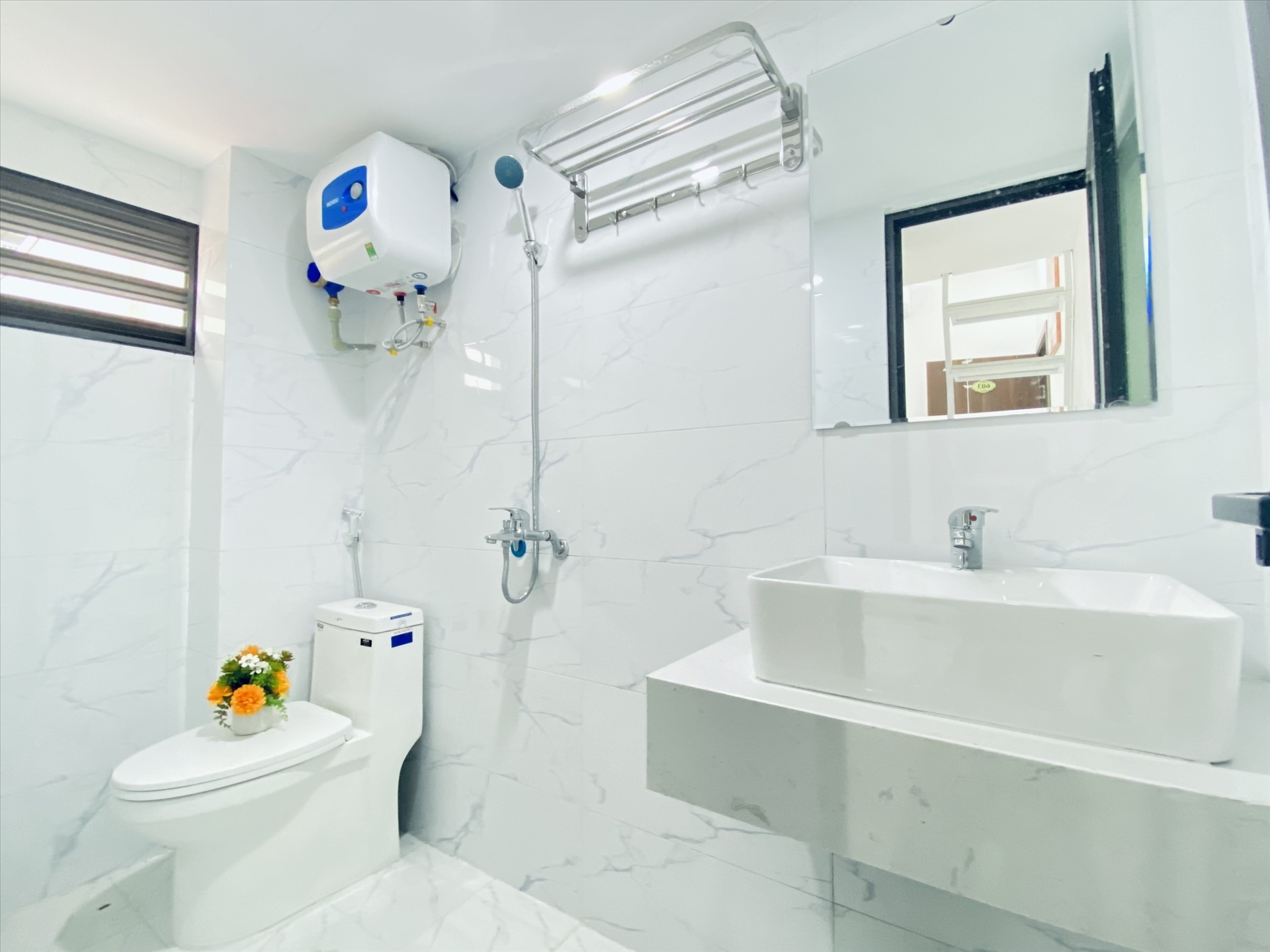 Phòng trọ Duplex 28m2 tại Suha Home 1 Đống Tác - Đống Đa - Phòng tắm