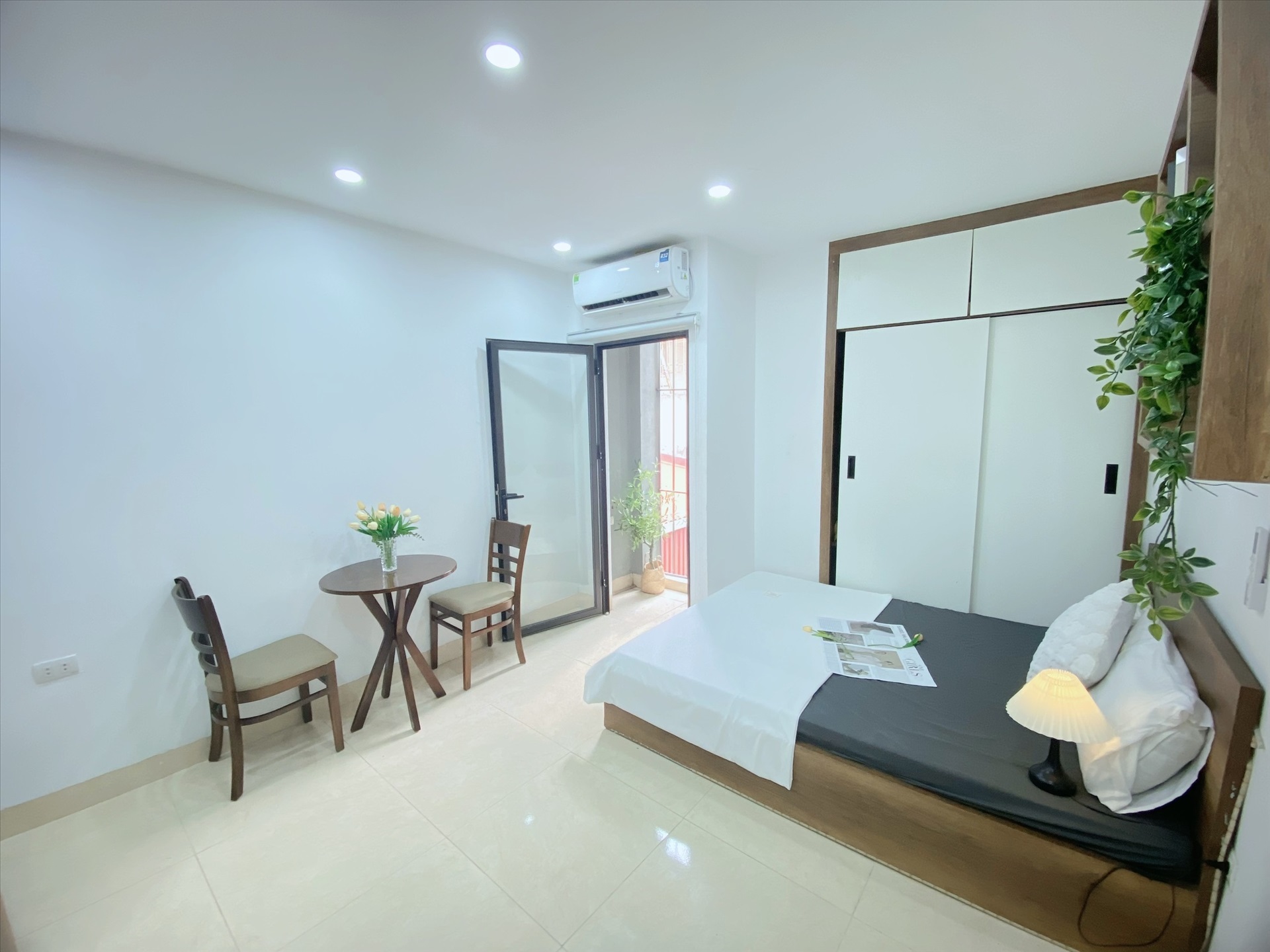 Phòng trọ Studio 22m2 tại Suha Home 1 Khương Đình - Thanh Xuân - Phòng khách
